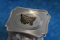 Covered Wagon Belt Buckle