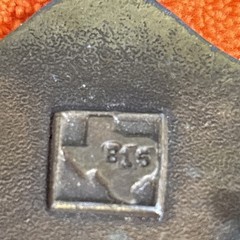 A- Lone Star Beer Belt Buckle Mens OS Bronze Red Vintage Koleaco USA TX Brewery