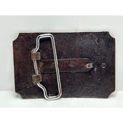 Pony Express From 1849 Belt Buckle Copper Tone First With The US Mail Western
