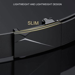 39&Prime; to 42&Prime; Waist Adjustable (Length 49&Prime;), Black/Coffee Style 001 Mens Belt