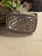 TC13138 Really Great Sha2005 **JACK DANIEL&rsquo;S OLD NO. 7 BRAND** BOOZE BELT BUCKLE