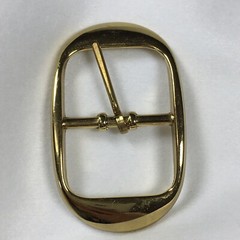 Vintage Replacement Belt Buckle Fits 1.5&Prime; Simple Basic Gold Toned Made in USA 7A