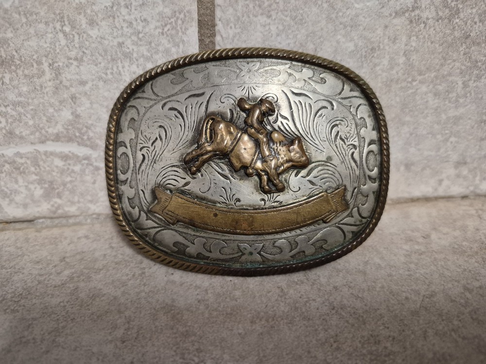 Vintage German Silver Belt Buckle