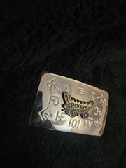 Vintage Chambers Belt Co Brass Belt Buckle Western Cattle Brands Wagon USA