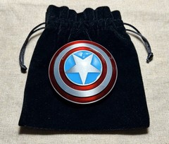 Captain America Shield Avengers Superhero Metal and Enamel Belt Buckle
