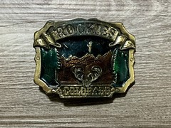 Vintage The Great American Buckle Co 1980 # 144 The Rockies Colorado