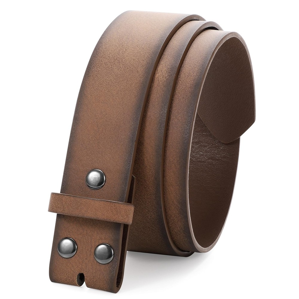 JASGOOD Western Leather Belt Strap for Fits waist size 27&Prime;-31&Prime;, D-dark Coffee