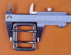 Double Pin Roller Prong Pin Belt Buckle Fits 40MM Tongue Leather Belts Straps