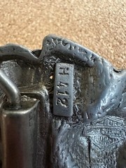 Vintage Harley-Davidson Thundering Steel Buckle 1991 BARON USA H412 Engine type