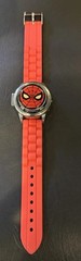 Marvel Spider-Man Digital Flip Top Watch & Large Spider-Man Belt Buckle Lot