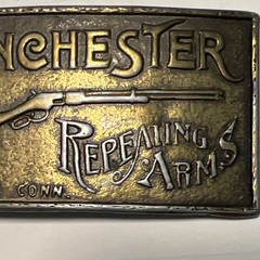 Winchester Men&rsquo;s Rectangular Western Belt Buckle Antique Finish 1.75&Prime; MPN 608