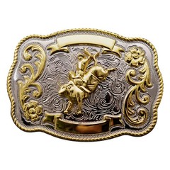 Rock Bull Ride 10cm Huge Rodeo Big Cowboy Texas Western Shine Belt Buckles HOT