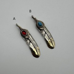 Brass Feather Charm,Necklace DIY Pendants,Keychain Charm,Jewelry Charm lot
