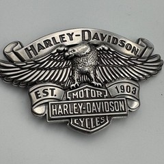 Harley-Davidson 2008 Eagle Bar & Shield Belt Buckle Silver 99401-09VM Biker Mens