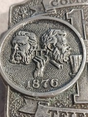 Vintage Lewis of Chicago Telephone Industry Belt Buckle 100 Years 1876-1976 USA