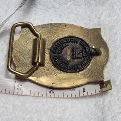 Kansas Keeper of the Plains Belt Buckle Bergamot Brass Works BB-0067 Vintage