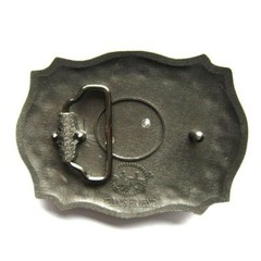 Initial Letter « R » Cowboy Rodeo Western Metal Belt Buckle