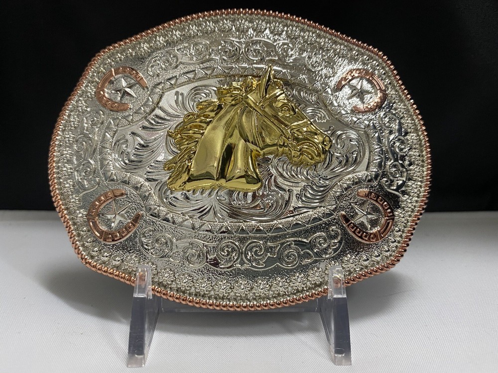 Horse Rodeo cowboy western belt buckles Cowgirl hebilla vaquera caballo