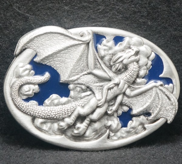 XG01169 *NOS* VINTAGE 2009 ***SHAMAN DRAGON*** FANTASY CREATURE MENS BELT BUCKLE