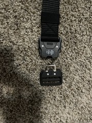 Adjustable Black WAISTBELT with Metal Buckle for Men Women NEW