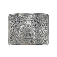 AAR Scottish Kilt Belt Buckle Design Chrome Finish