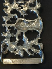 Kilt Thistle Belt Buckle, Silver, 2.5&Prime; × 5&Prime;