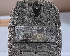 Vintage 1990 Kansas Small Mine Safety Rescue Contest Pewter Belt Buckle