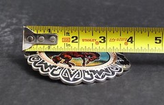 NWOT Horse Cowboy Bucking Bronco Belt Buckle Silver Tone Oxidation Design 4&Prime; G8