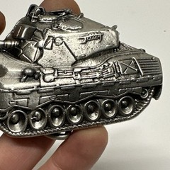Vintage Tank Army Military Belt Buckle Brass Numbered 2102