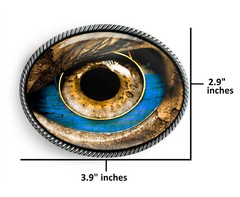 Alien Monster Eye Unisex Handmade Artisan Belt Buckle