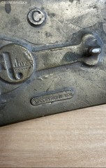 AJ Dezy vintage metal belt buckle commemorating South Dakota statehood