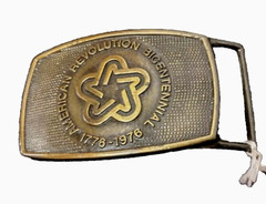 70s Buckle LEE CO. NY. 1776 &rsquo;76 AMERICAN REVOLUTION VINTAE BICENTENNIAL