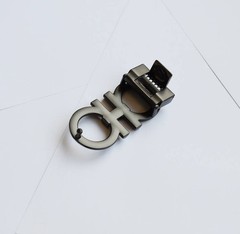 Salvatore Ferragamo Men&rsquo;s Vintage gray Gancini Belt Buckle for 3.5cm Belt