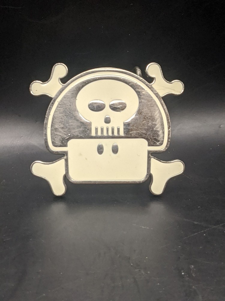 Super Mario Brothers Evil Toad Mushroom Belt Buckle Metal Vintage Rare Pre-owned