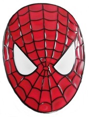 Marvel Comics SPIDER-MAN Face Enamel Finish Metal BELT BUCKLE
