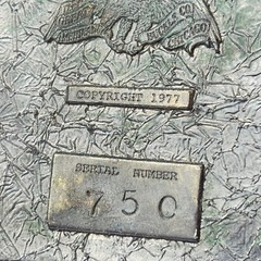 1977 Great American Buckle Co Belt Buckle Faster Older Younger More #750