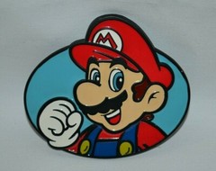 Nintendo Super Mario Bro&rsquo;s Belt Buckle Enamel HQ 2010