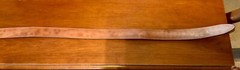 Mexico Silver Gold Overlay Engraved Flower Ranger Buckle Brown Tooled Belt 36&Prime;