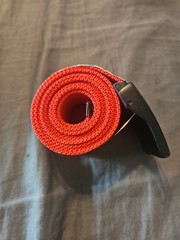Independent Truck Company Skate red Belt And Black Buckle Metal Skateboard