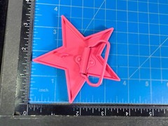 Pink Girlie Star Shaped Cutout Kids Women&rsquo;s Fun Bright Large Belt Buckle