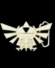 Nintendo Legend of Zelda Silver Metal Fashion Belt Buckle 2008 Good Condition
