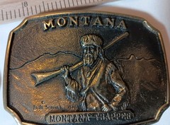 Belt Buckles – VTG – Montana Bicentennial, Colorado, US Flag