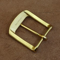 1.5&Prime; (38mm) Heavy Duty Brass Single Prong Square Belt Buckle Replacement