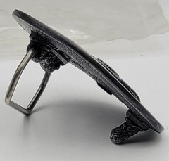 Vtg Belt Buckle Gun NRA ILA 20th Anniversary 3d Lion Shape Chape & Prong NEW