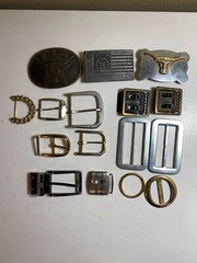 Clothing Belt Buckle Clasp Suspenders Clip Lot