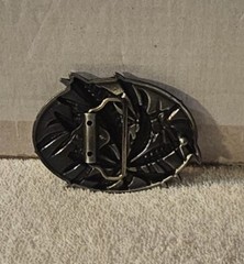 MARIJUANA LEAVES LEAF FUNNY COWBOY RODEO BELT BUCKLE