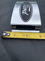 FORD Logo Stainless Steel Belt Buckle Black Officially Licensed Product L@@K!