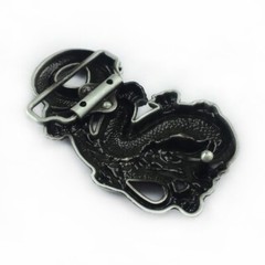 Chinese Dragon Western Cowboy Belt Buckle for Men & Women Fit 1.5in Belts