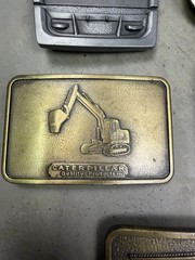 Vintage Caterpillar (CAT) Cowboy Belt Buckle Lot 5
