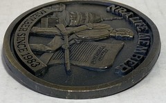NRA Belt Buckle Life Member Since 1983 Second Amendment 3D Relief USA Capital